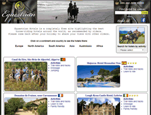 Tablet Screenshot of equestrianhotels.com